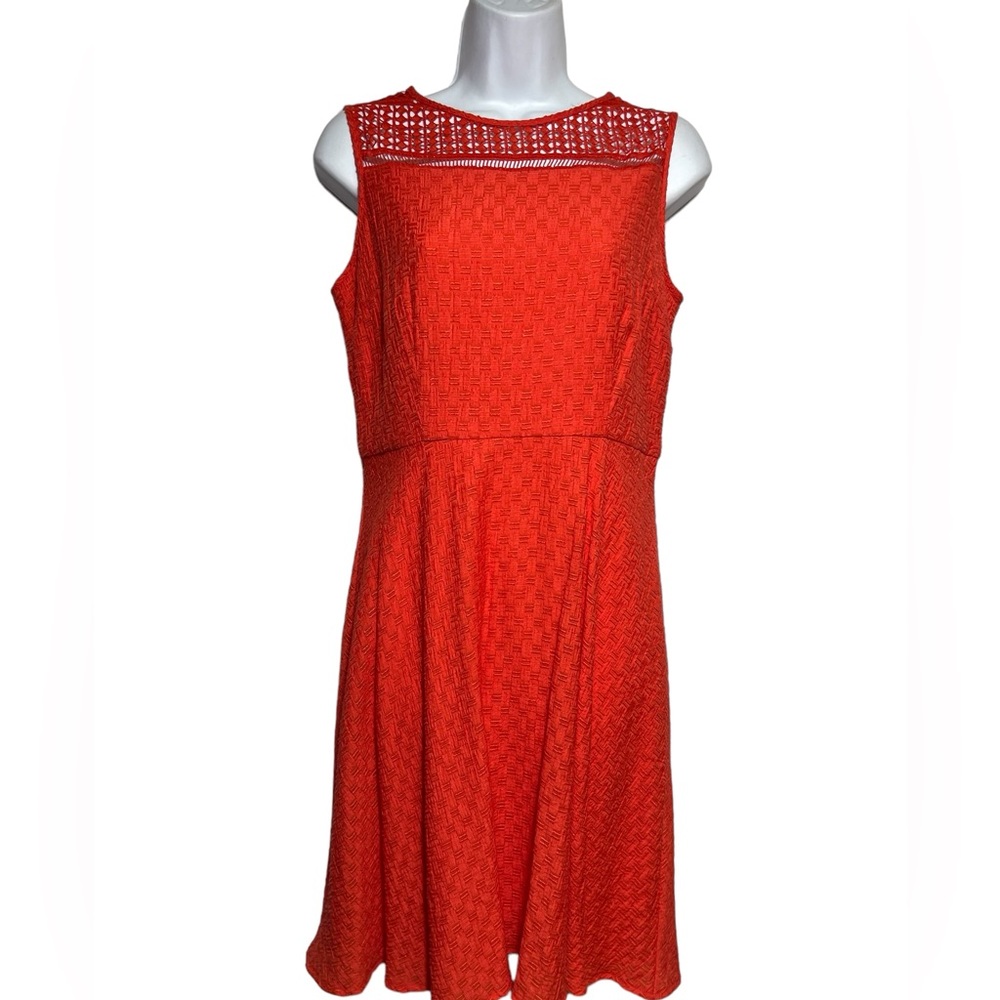 Chico’s dress size XXS bright coral orange red summer dress PERFECT ❤️‎